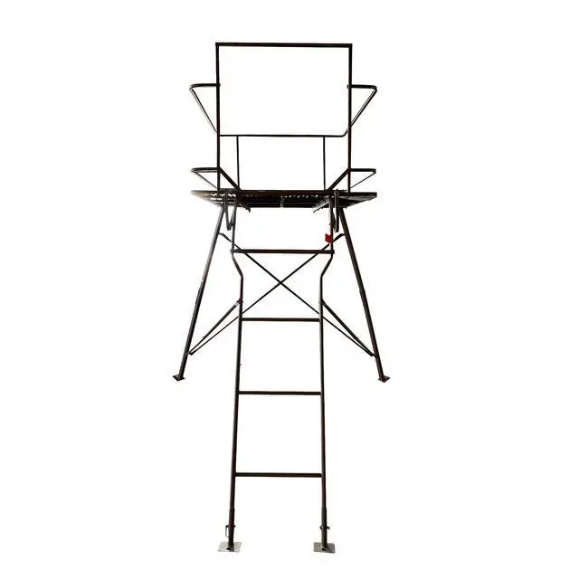 Main image of 6 Foot Tripod Hunting Tower Blind, 2-Person Stand Elevated, 4' x 4' Platform for Deer Hunting, Antelope and Elk, Camouflage