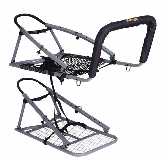 Main image of Ol'Man TREESTANDS Multi-Vision Climbing Stand, Steel Construction with 21" Wide Net Seat, Gray, One Size (COM-04)