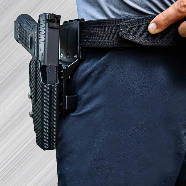 Alt view image 2 of 7 - Scorpion Gear Pro Competition Holster fits Staccato P Duo