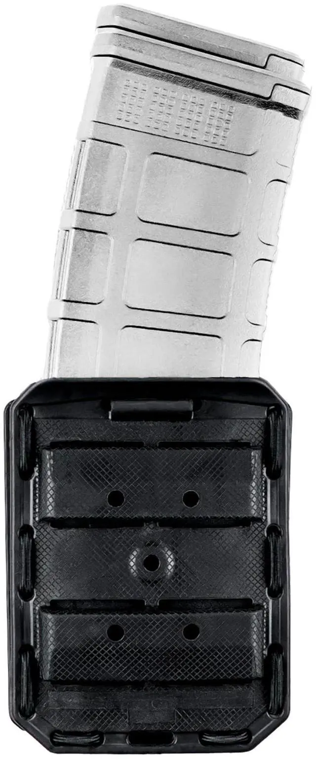 Main image of Heros Pride Flex OWB Single AR Mag Case - Universal Fit with Rotating Belt Adapter - Single or Double Stack 5.56 and.223 Mags - Tactical Utility Case - TAA Compliant