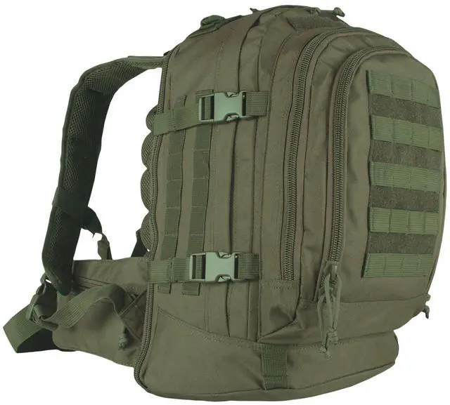 Main image of Tactical Duty Pack | 46L Military Backpack with Hydration Pocket, MOLLE Webbing & Storage Compartments, Olive Drab