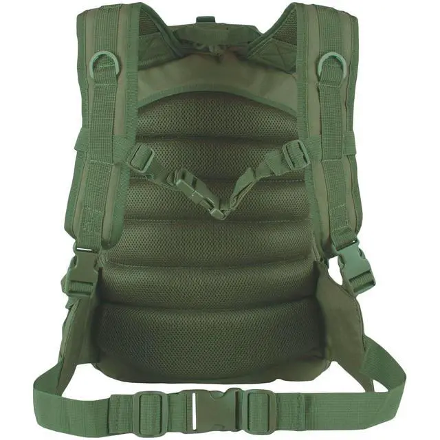 Alt view image 4 of 4 - Tactical Duty Pack | 46L Military Backpack with Hydration Pocket, MOLLE Webbing & Storage Compartments, Olive Drab