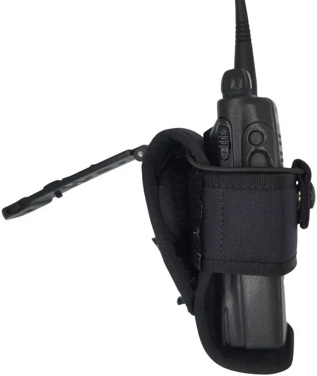Main image of Heros Pride Ballistic Tac MOLLE Universal Radio Holder Fits Most Radios MOLLE & Belt Compatible, Molded Tactical Case Durable 1680 Denier for Law Enforcement & First Responders