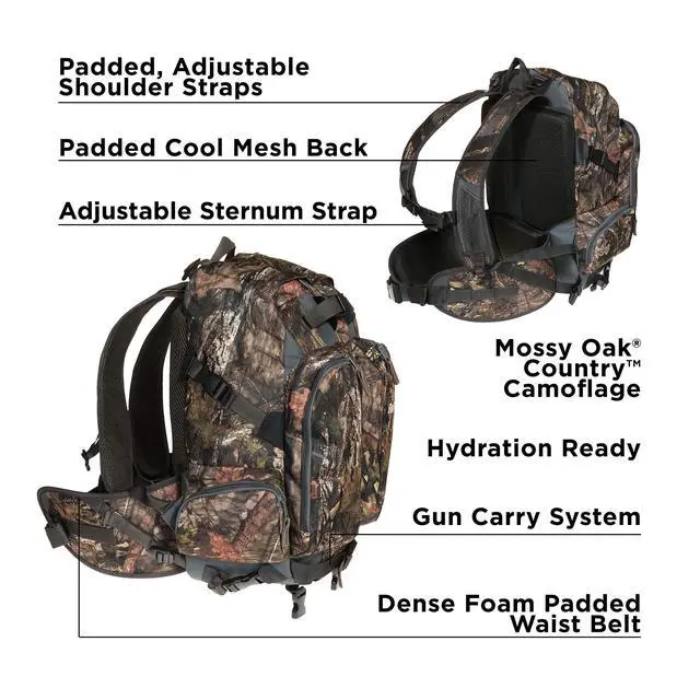 Alt view image 3 of 6 - Allen Company Hunting Backpack/Daypack