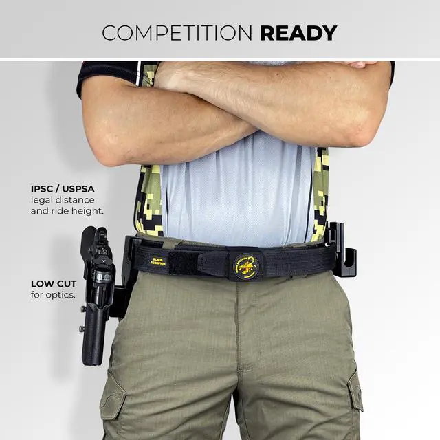 Alt view image 2 of 7 - Pro Heavy Duty Competition Holster fits Canik TTI Combat