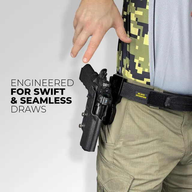 Alt view image 3 of 7 - Pro Heavy Duty Competition Holster fits Canik TTI Combat
