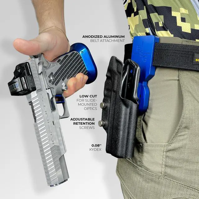 Alt view image 4 of 7 - Pro Heavy Duty Competition Holster fits Canik TTI Combat