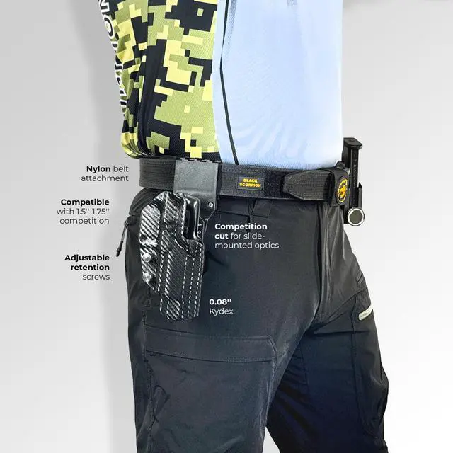 Alt view image 3 of 6 - Pro Competition Holster fits 1911 5'' No Rail