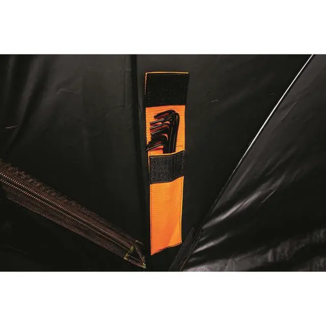 Alt view image 4 of 5 - Educator Large Hunting Ground Blind, See-Through, 360 View, 3-4 Person Tent, Turkey, Duck, Deer Hunting Gear Equipment Accessories