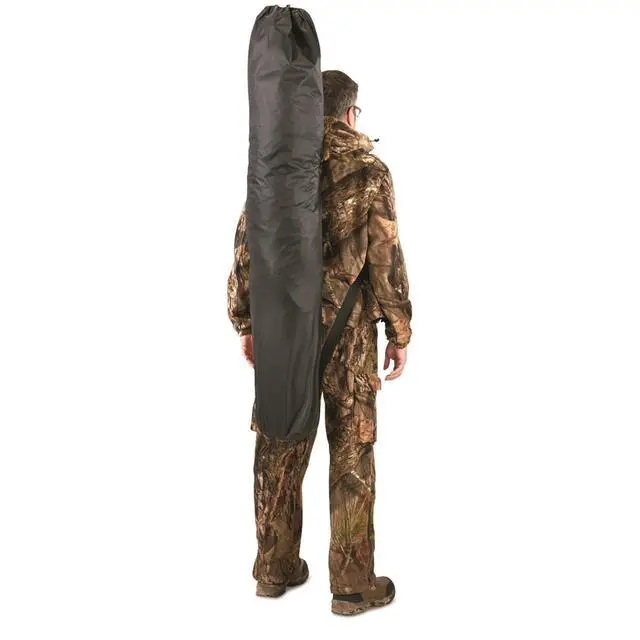 Alt view image 5 of 5 - Educator Large Hunting Ground Blind, See-Through, 360 View, 3-4 Person Tent, Turkey, Duck, Deer Hunting Gear Equipment Accessories