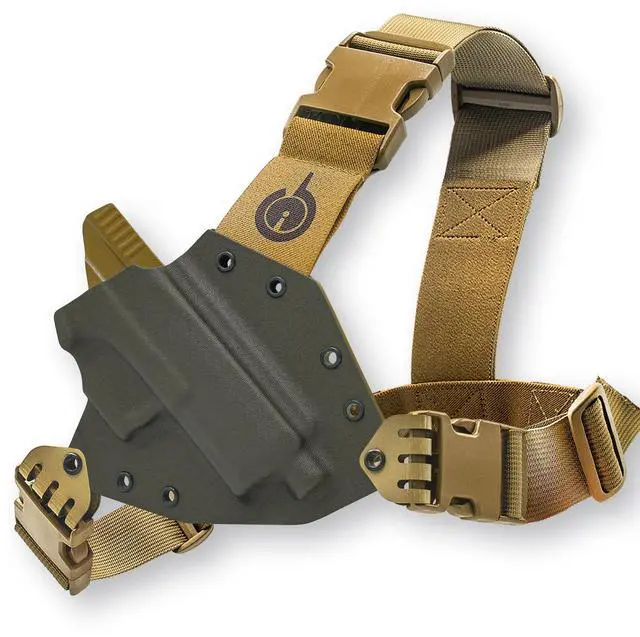 Main image of The Original Kenai Chest Holster for a PSA - MAS Grey/Coyote