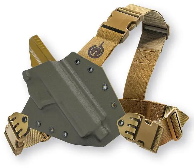 Main image of The Original Kenai Chest Holster for a PSA - MAS Grey/Coyote