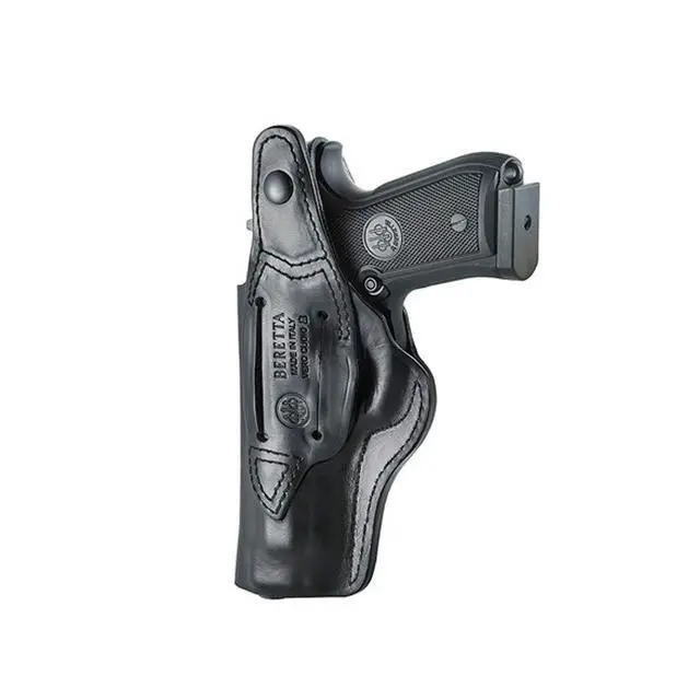 Alt view image 4 of 4 - Premium Leather Right Hand Holster | M9A1 flat rear profile concealed carry carrier