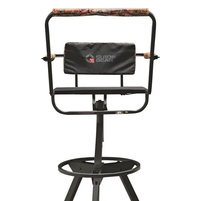Alt view image 3 of 7 - 12' Tripod Deer Stand Tower for Hunting Climbing Hunt Seat, Hunting Gear Equipment Accessories