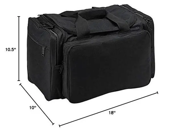 Alt view image 5 of 5 - US Peacekeeper P22215 Large Range Bag (Black), 18" x 10.5" x 10"