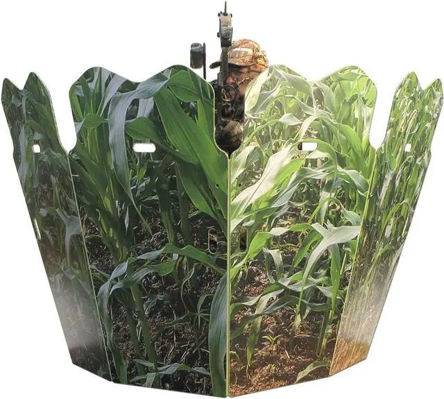 Main image of Ground Hunting Blind with Mirrored Panels, Ideal for Turkey and Deer Hunting