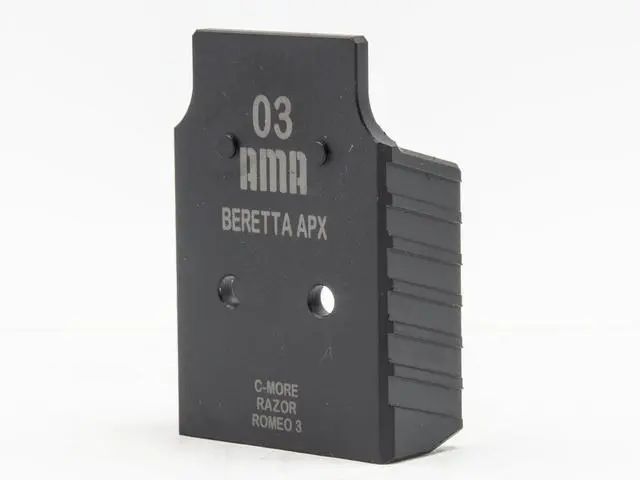Alt view image 2 of 5 - Adapter Plate for Beretta APX Compatible with Trijicon, Holosun, Leupold, Shield, Docter
