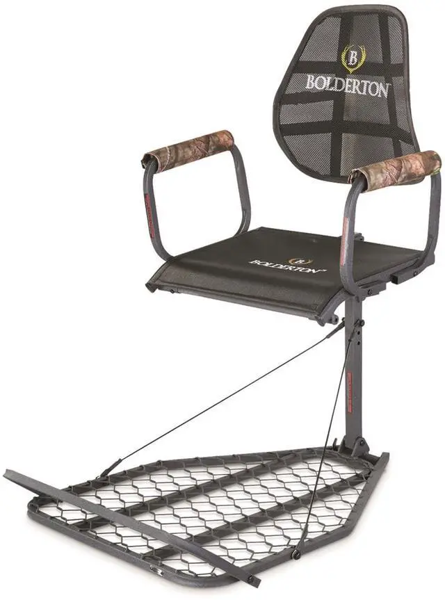 Main image of Deluxe Hang-On Tree Stand for Hunting, Tree Seat Deer Stand