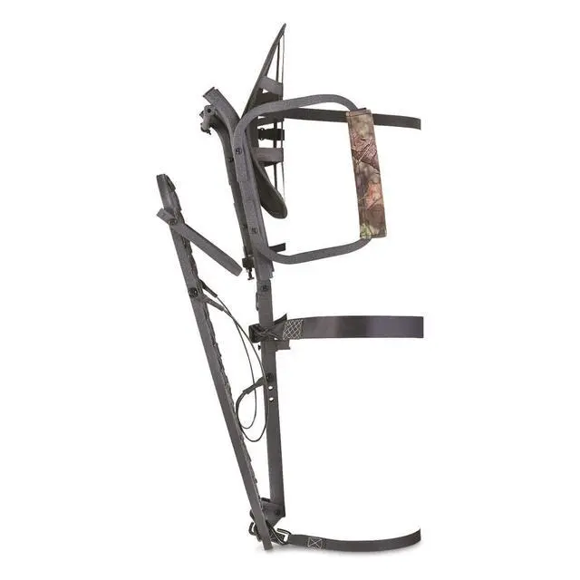 Alt view image 4 of 7 - Deluxe Hang-On Tree Stand for Hunting, Tree Seat Deer Stand