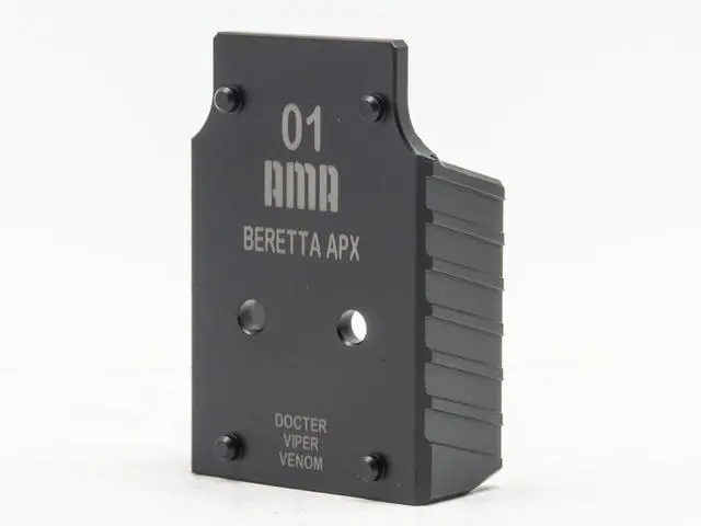 Alt view image 2 of 5 - Adapter Plate for Beretta APX Compatible with Trijicon, Holosun, Leupold, Shield, Docter
