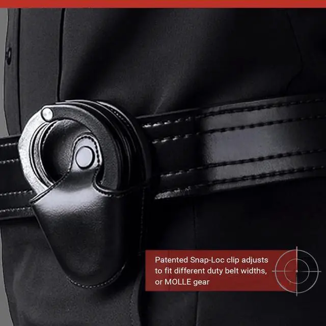 Alt view image 3 of 6 - Inc. Federal Handcuff Case for Handcuffs, Police Gear for Duty Belt and Handcuffs, Law Enforcement Gear, Personal Defense Equipment, Security Guard Equipment, Handcuff Case for Duty Belt