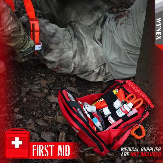 Alt view image 2 of 7 - Tactical Molle Admin Pouch, Molle Pouches of Double Layer Design | Utility EDC Pouch Organizer, Modular Tool Pouch, Medical EMT Attachment Bag,Large Capacity, Elastic Webbing Insert Panel