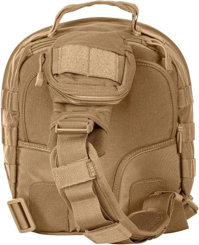Alt view image 3 of 7 - Tactical Sling Bag Pack MOAB 6, Shoulder Crossbody Military Bag, 11L, Kangaroo, Style 56963ABR