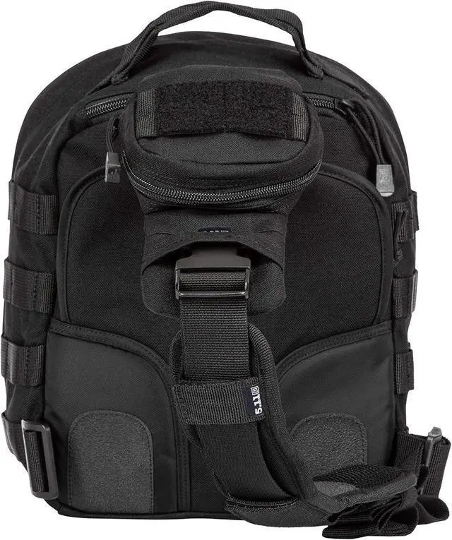 Alt view image 2 of 7 - Tactical Sling Bag Pack MOAB 6, Shoulder Crossbody Military Bag, 11L, Black, Style 56963ABR