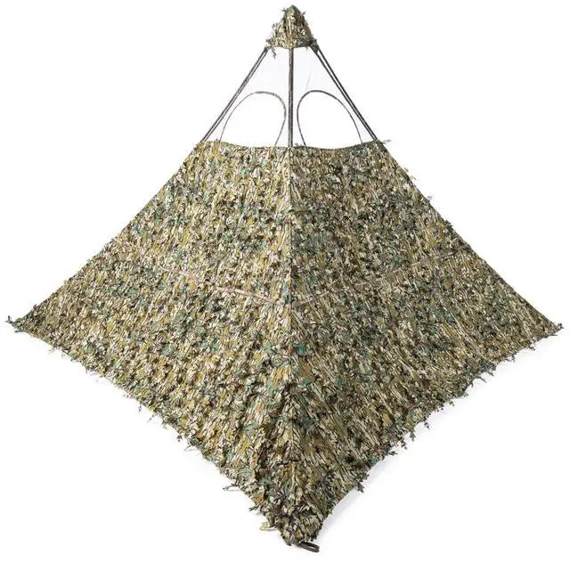 Main image of Grab & Go Hunting Ground Blind - Mossy Oak 3D Leafy Pattern - Lightweight & Stake-Free Pop Up Turkey & Deer Blind - Provides Maximum Concealment