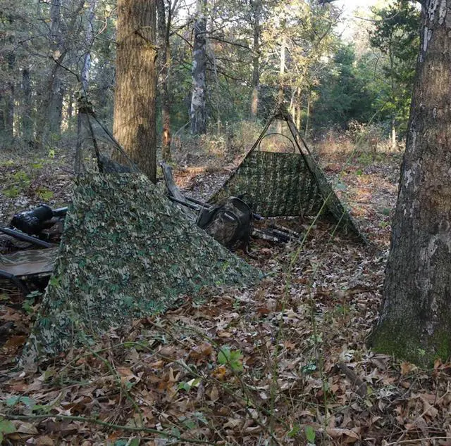 Alt view image 6 of 7 - Grab & Go Hunting Ground Blind - Mossy Oak 3D Leafy Pattern - Lightweight & Stake-Free Pop Up Turkey & Deer Blind - Provides Maximum Concealment