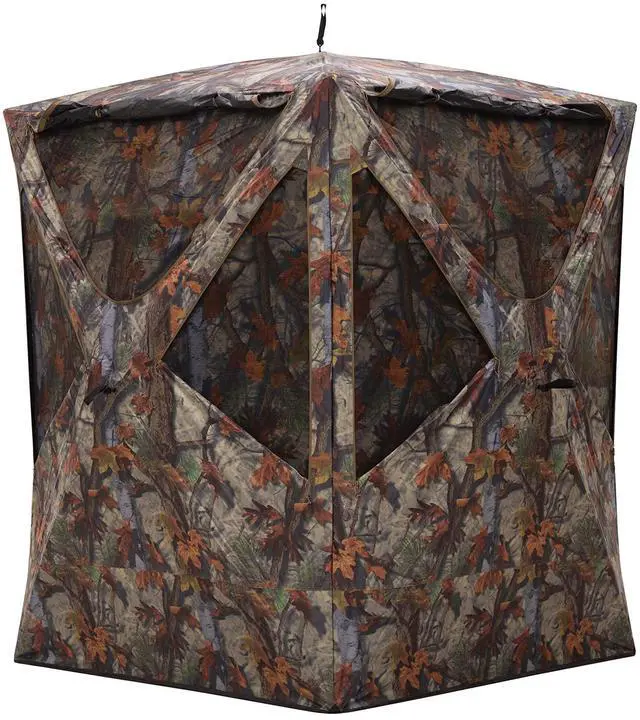 Main image of Prowler 300, Portable Hunting Blind, Tall Hub Blind, Shoot While Standing, Lightweight, 2-Person, Bloodtrail Woodland, 80 x 75 x 75, PR300BT