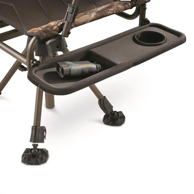 Alt view image 5 of 7 - Premium Blind Chair; Steel Frame with Padded Seat, Foldable and Portable RT APX