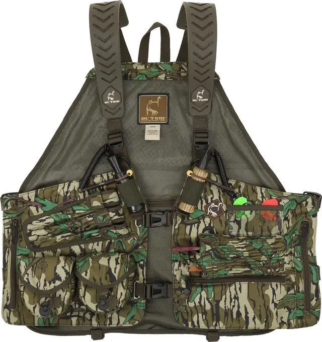 Main image of OlTom Time & Motion Gunslinger Adjustable Turkey Vest for Hunting, Mossy Oak Camo