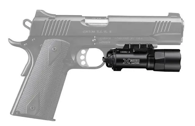 Alt view image 4 of 7 - Ultra High Ouput LED Weaponlight, Black (X300U-A)