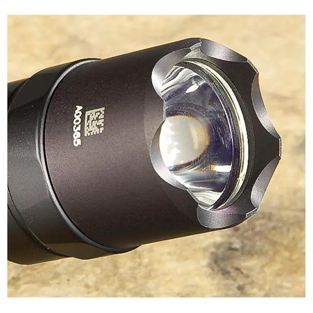 Alt view image 3 of 3 - 1,000-Lumen Tactical LED Flashlight, Ultra-Durable, Waterproof, Black