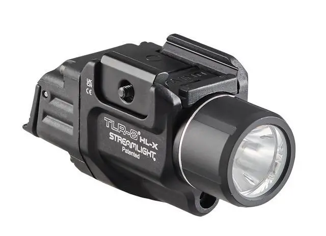 Alt view image 7 of 7 - 69465 TLR-8 HL-X USB 1000-Lumen Weapon Mounted Rechargeable Tactical Flashlight with Integrated Red Aiming Laser, Includes Key Kit, Tool, and Rechargeable Battery, Black