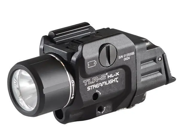 Alt view image 6 of 7 - 69465 TLR-8 HL-X USB 1000-Lumen Weapon Mounted Rechargeable Tactical Flashlight with Integrated Red Aiming Laser, Includes Key Kit, Tool, and Rechargeable Battery, Black