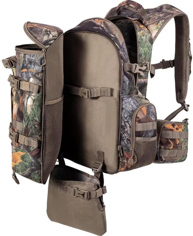 Main image of Large Hunting Backpack with padded weapon for Bow Rifle Hunting Gear Accessories 40L(New leaf camouflage)