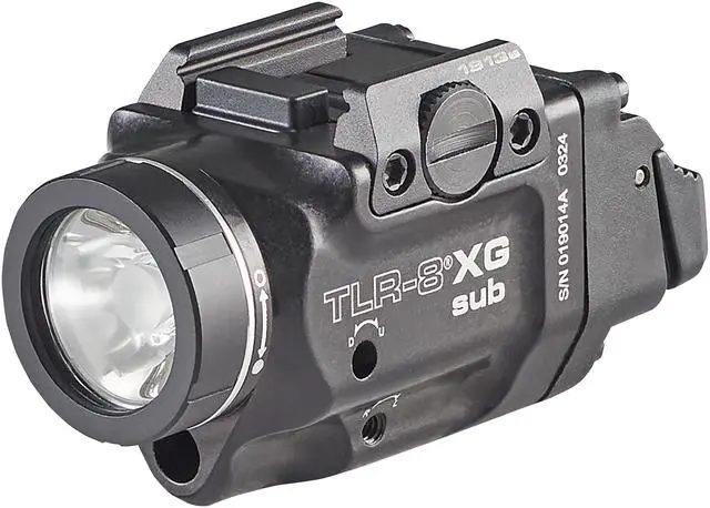 Main image of 69438 TLR-8 X G sub 500-Lumen Rail-Mounted Tactical Weapon Light with Integrated Green Aiming Laser Exclusively for 1913 Short Models Only, Black