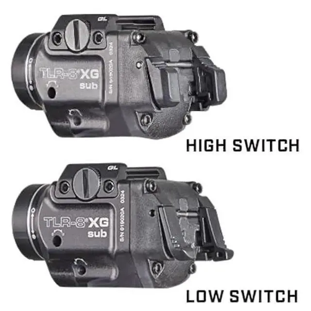 Alt view image 3 of 7 - 69438 TLR-8 X G sub 500-Lumen Rail-Mounted Tactical Weapon Light with Integrated Green Aiming Laser Exclusively for 1913 Short Models Only, Black
