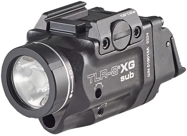 Alt view image 5 of 7 - 69438 TLR-8 X G sub 500-Lumen Rail-Mounted Tactical Weapon Light with Integrated Green Aiming Laser Exclusively for 1913 Short Models Only, Black
