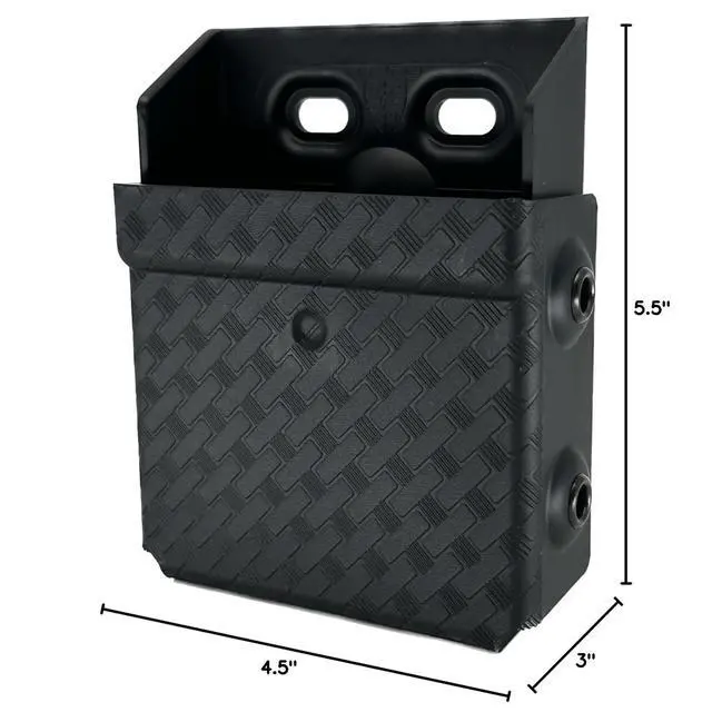 Alt view image 4 of 4 - Model 4002 Handcuff Case, Handcuff Holster Compatible with ASP Version 1 Handcuffs