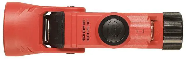 Alt view image 3 of 6 - 88911 Vantage 180 X USB 250-Lumen 7,200-Candela Helmet Mounted and Right Angle Firefighter LED Flashlight with Helmet Bracket, Orange