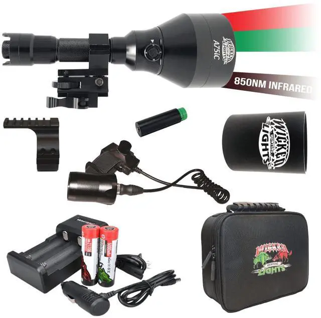 Main image of A75iC 4-Color-in-1 Night Hunting Light Kit for Hog, Coyote, Varmints and Predators