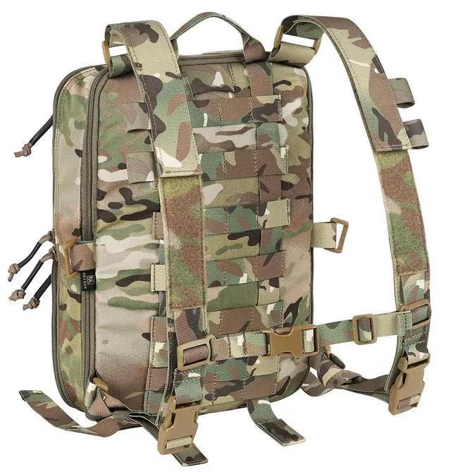 Alt view image 4 of 7 - Tactical Expandable Backpack MOLLE Backpack for Travelling Hiking Hunting (Camo)