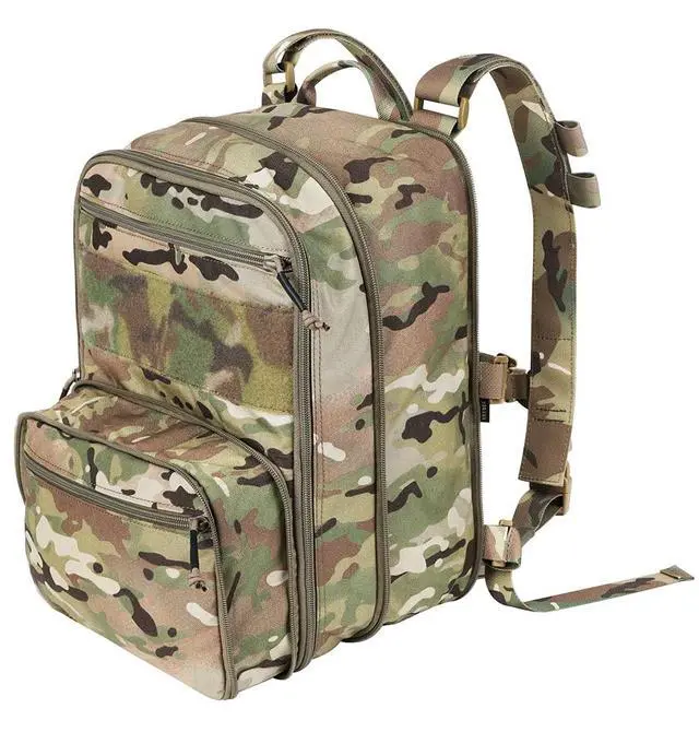 Alt view image 3 of 7 - Tactical Expandable Backpack MOLLE Backpack for Travelling Hiking Hunting (Camo)