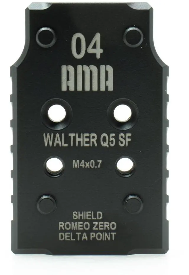 Main image of Adapter Plate for Walther Q5 Match SF Compatible with Trijicon, Leupold, Romeo, Docter