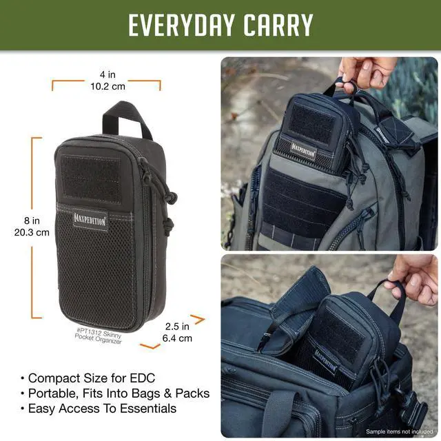 Alt view image 2 of 7 - Skinny Pocket Organizer