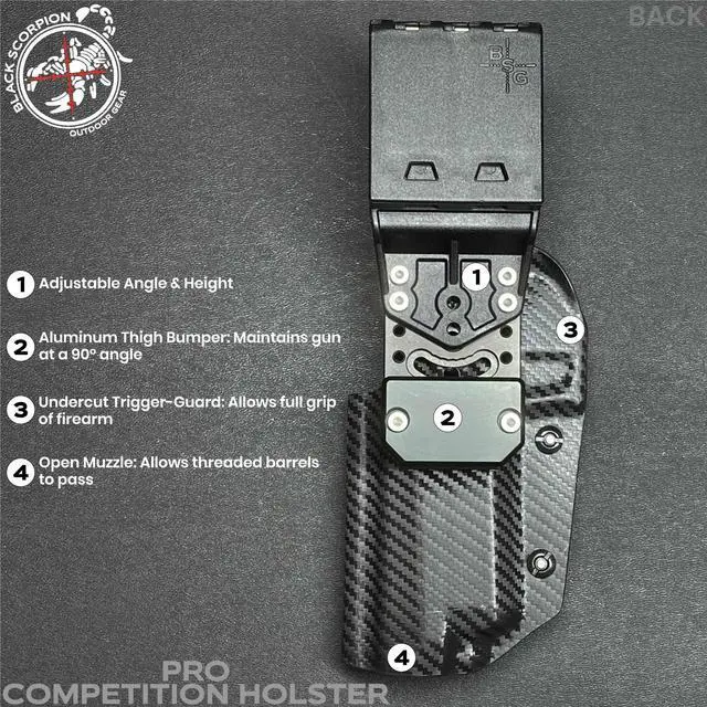 Alt view image 7 of 7 - Scorpion Gear Pro Competition Holster fits Canik Mete SFX