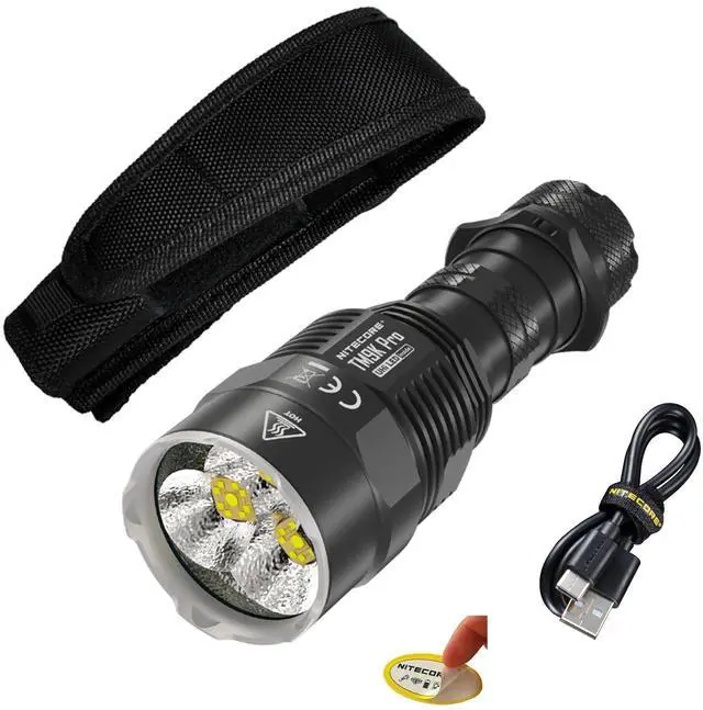 Main image of TM9K Pro 9900 Lumen High Lumen Tactical Flashlight, Fast-Charging USB-C for Search and Rescue